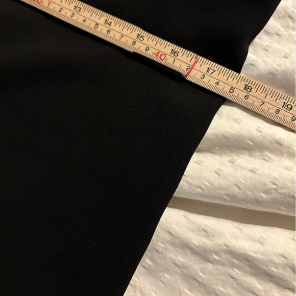 Zara Black Midi Dress with Fringe Hem Small - Picture 8 of 9